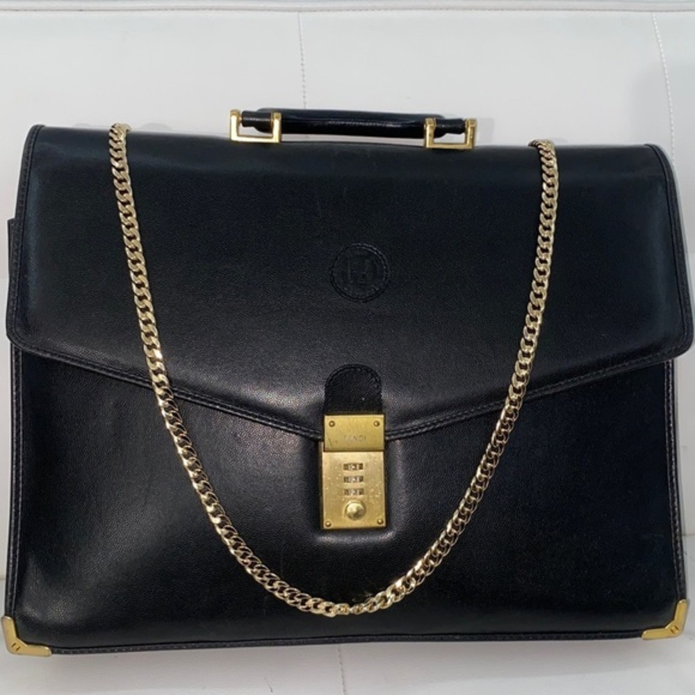Authentic Rare Vintage FENDI Laptop/Briefcase Business Bag